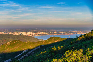 Setubal city from Arrabida Hills