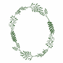 laurel wreath illustration