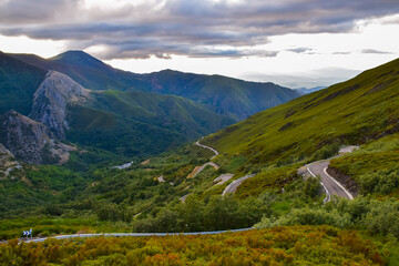 landscape in the mountains