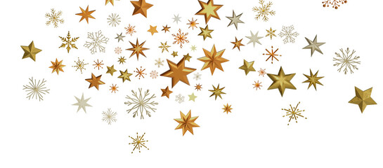 The winter background, falling snowflakes