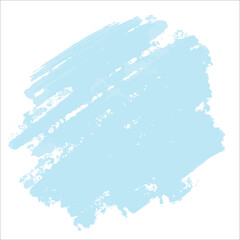 A blue spot of paint without a background. Vector brushstroke for backgrounds and other designs.
