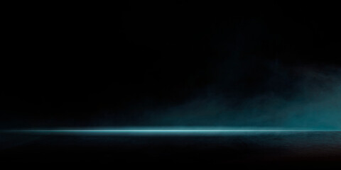 Dark street, asphalt abstract dark background, empty dark scene, neon light, spotlights The...