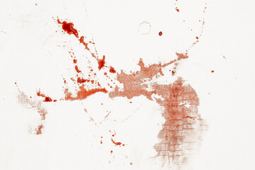 Spill wine white tablecloth red alcohol stain spilled drink dirty background