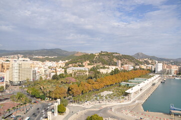 Spain, Malaga, tourist city in the Costa del Sol region, attractions,
