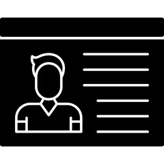 Identification Cards Icon