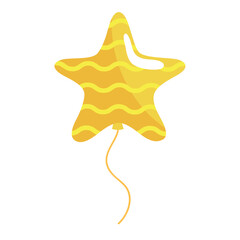 star balloon helium floating