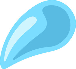 Water drop icon. Vector illustration