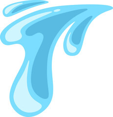 Water drop icon. Vector illustration