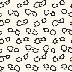 Ink Drawn Linked Dots Pattern