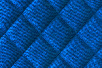 Blue Fabric Abstract Pattern Lines Stripes Vintage Textile Texture Background