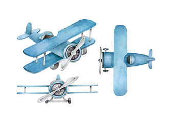 airplane isolated on white