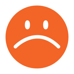 Funny emoji in groovy style . Vector design icon
