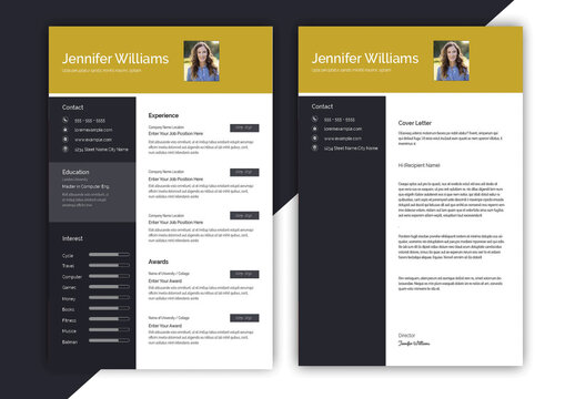 Clean Creative Resume Layout