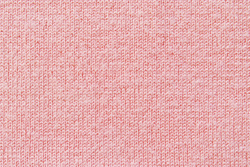 Fototapeta premium Light pink soft jersey fabric pattern texture as background 