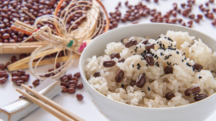 和食の赤飯・小豆のご飯｜日本のお祝いのご飯