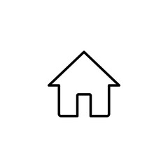 House icon vector illustration. Home sign and symbol