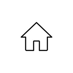 House icon vector illustration. Home sign and symbol