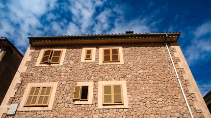 Valldemossa, Palma de Mallorca - Spain. September 26, 2022. Located in the western part of the island of Mallorca, in the autonomous community of the Balearic Islands