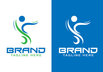 Sports Brand Logo Design Vector