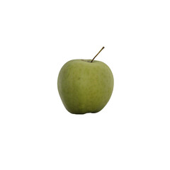 green apple isolated on white