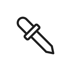 Fototapeta premium pipette icon vector design illustration