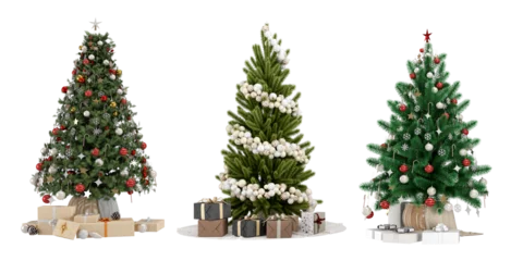 Möbelaufkleber christmas tree and gifts © Buffstock