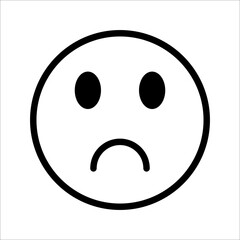 emoji icon, on white background, eps 10