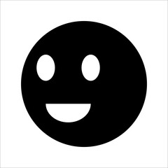 Fototapeta premium emoji icon, on white background, eps 10