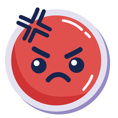 angry emoji red character