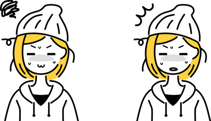 ドン引きする女性