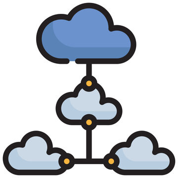 recommend clip art: cloud share transfer data storage icon filled outline