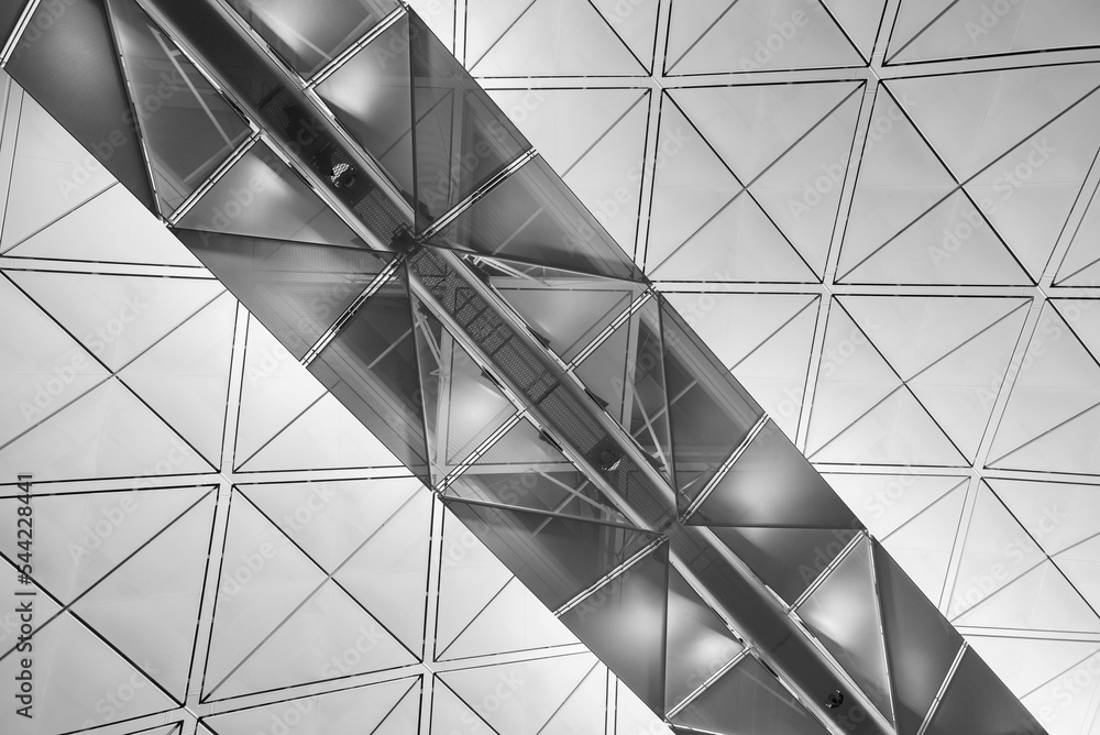 Poster Modern building abstract background pattern