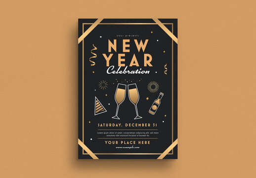 New Year Celebration Flyer