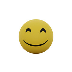 Fototapeta premium Smiley ball eyes closed