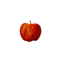 red apple isolated