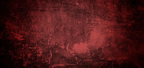Obraz premium Abstract grunge red background texture, scary red dark background