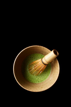 器に入った抹茶