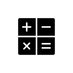 Obraz premium Calculator icon vector design templates
