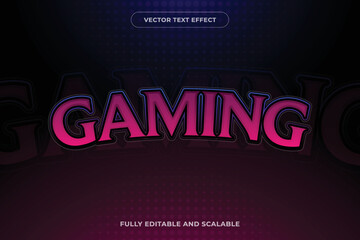 Editable text effect gaming
