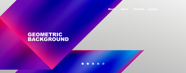 Dynamic lines, triangles, rectangles geometric abstract background. Vector Illustration For Wallpaper, Banner, Background, Card, Book Illustration, landing page