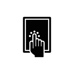 tablet phone icon design vector template