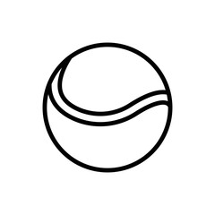tennis ball icon design vector template
