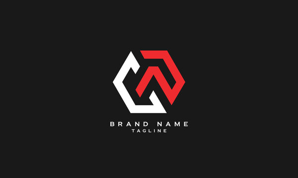 CGP, GP, CP, PG, PC, Abstract initial monogram letter alphabet logo design