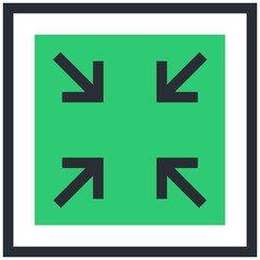 Fototapeta premium Reduce Symbol 