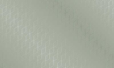 Green background with abstract geomatric pattern