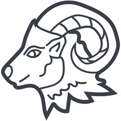 Capricorn Vector Icon