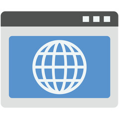 Worldwide Flat Illustration