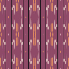 Ethnic ikat background batik textile seamless pattern digital vector design for Print saree Kurti Borneo Fabric border brush symbols swatches cotton