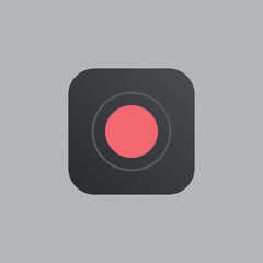 sound recorder icon for web user interface and mobile design