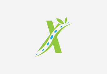 Physical massage therapy and nature spa healthcare logo design with the letters